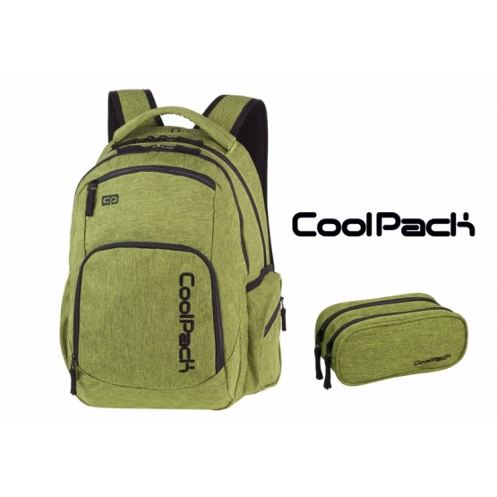 COOLPACK PLECAK BREAK I SASZETKA SNOW LIME SILVER 29L