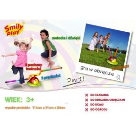 ZAKRĘCONY SKOCZEK   2 IN 1 SMILY PLAY