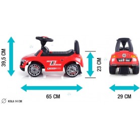 JEŹDZIK RACER CZERWONY B1