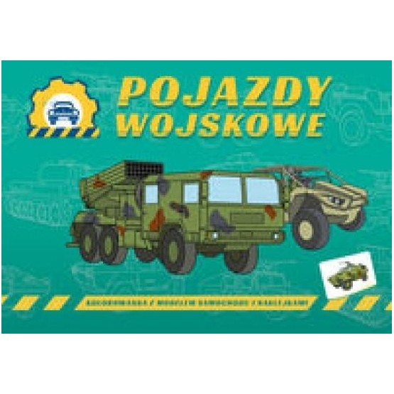 Pojazdy wojskowe - kolorowanka dla dzieci