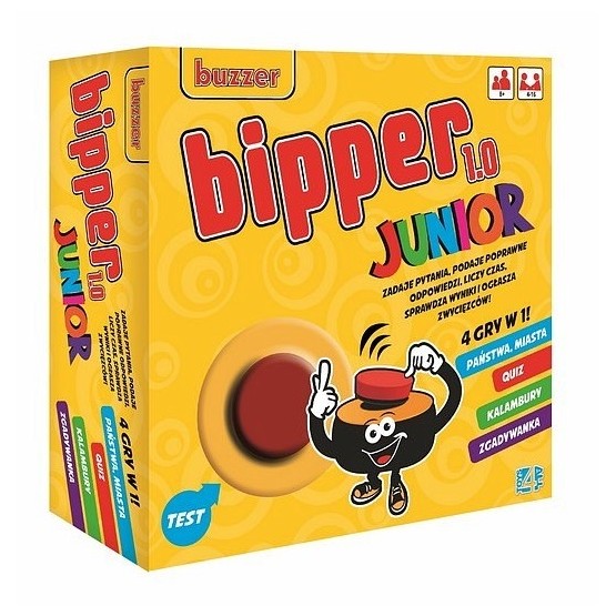 BIPPER JUNIOR 4w1 cztery elektroniczne gry