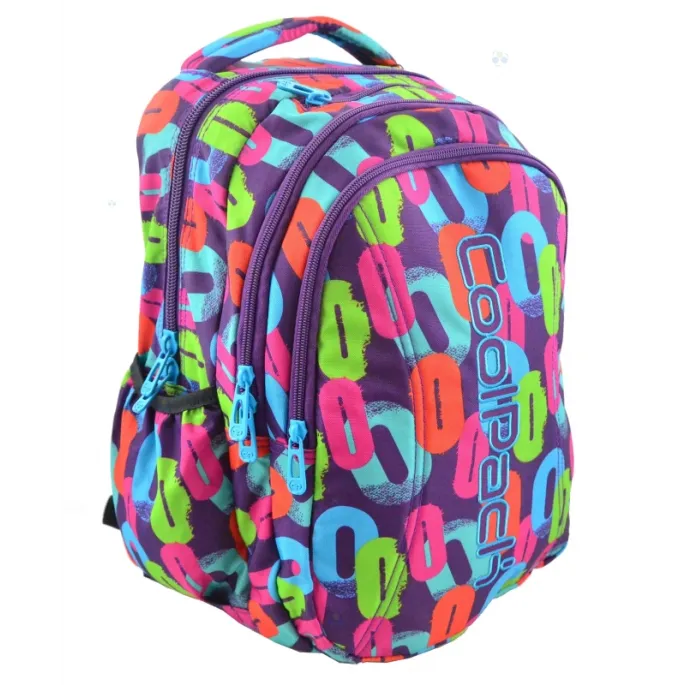 Wodoodporny plecak młodzieżowy w kolorowe wzory
