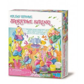 ODLEWY GIPSOWE BROKATOWE SYRENKI - MINI MAGNESY LUB WPINKI