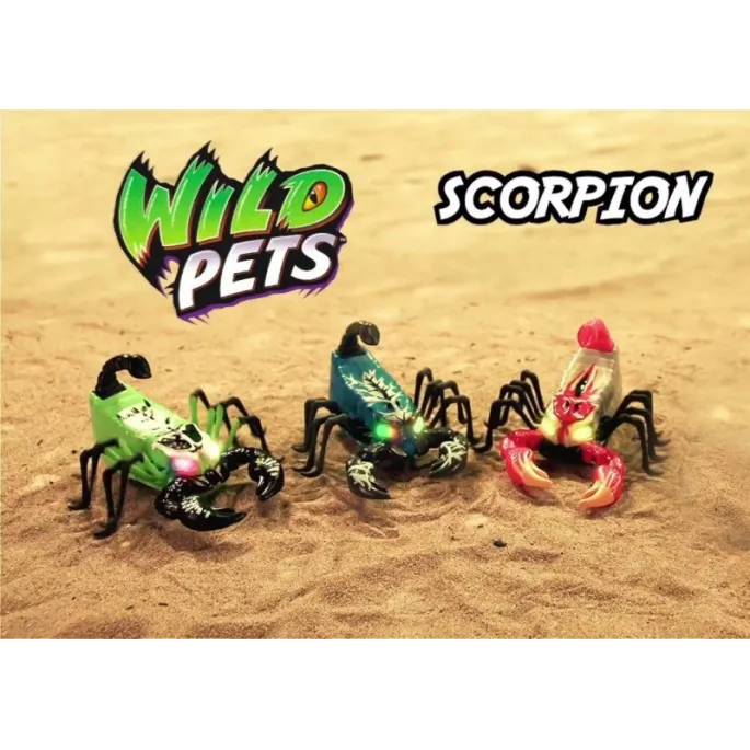 Mali odkrywcy bawią się z elektrycznym skorpionem