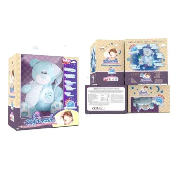 Miś z poduszką i nocną czapeczką dla dzieci od 0+