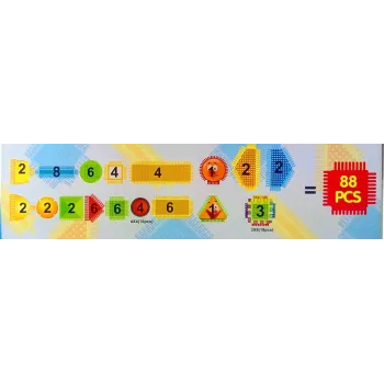 WAFLOWE KLOCKI KONSTRUKCYJNE AZ 88 SZT