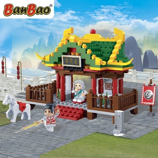Klocki BanBao 6609 Dynastia Tang Świątynia górska N1