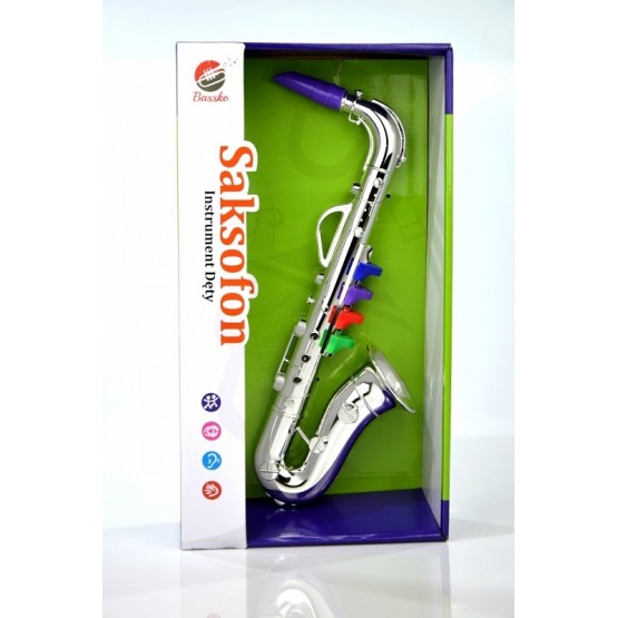 Bassko Saksofon jak prawdziwy gra instrument muzyczny N1