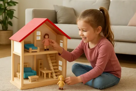 Domek dla lalek - w jakim wieku kupić go dziecku?