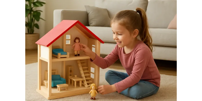 Domek dla lalek - w jakim wieku kupić go dziecku?
